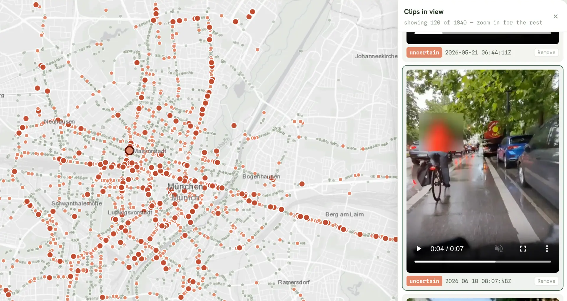 Street-level fieldwork in Munich